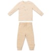 Tweedelige pyjama met gansje - Two-piece pyjama natural stripes 